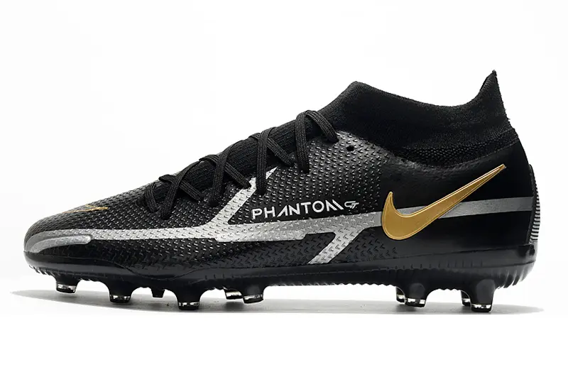 Nike Phantom GT DF Elite AG - Black/Metallic Gold/Phantom Black