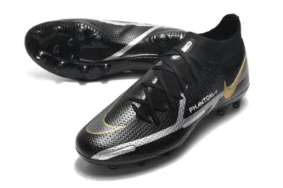 Nike Phantom GT DF Elite AG - Black/Metallic Gold/Phantom Black
