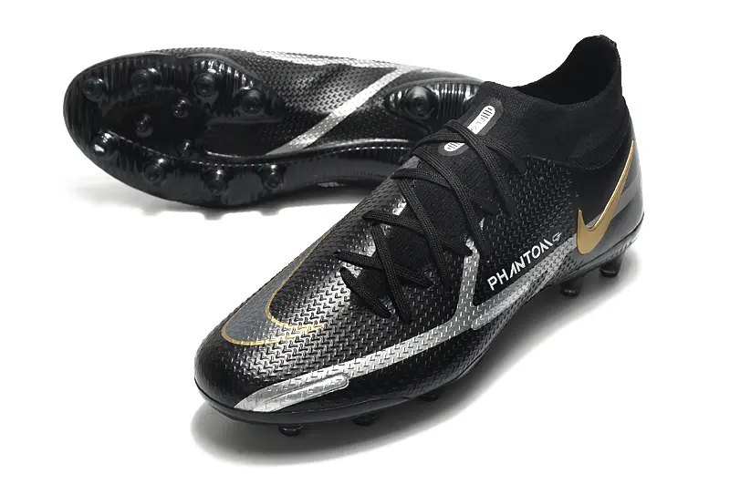Nike Phantom GT DF Elite AG - Black/Metallic Gold/Phantom Black