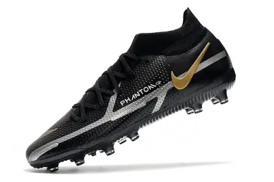 Nike Phantom GT DF Elite AG - Black/Metallic Gold/Phantom Black