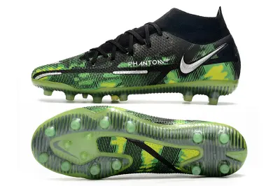 Nike Phantom GT DF Elite AG - Black/Lime Green/Neon Yellow
