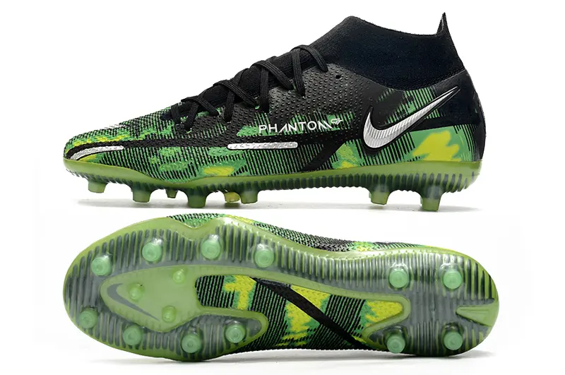 Nike Phantom GT DF Elite AG - Black/Lime Green/Neon Yellow