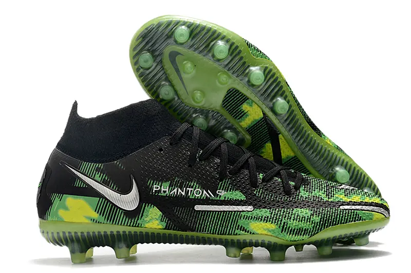Nike Phantom GT DF Elite AG - Black/Lime Green/Neon Yellow