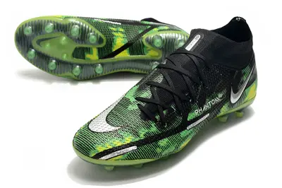 Nike Phantom GT DF Elite AG - Black/Lime Green/Neon Yellow