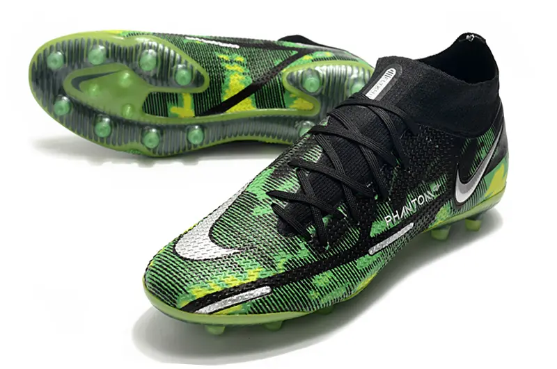 Nike Phantom GT DF Elite AG - Black/Lime Green/Neon Yellow