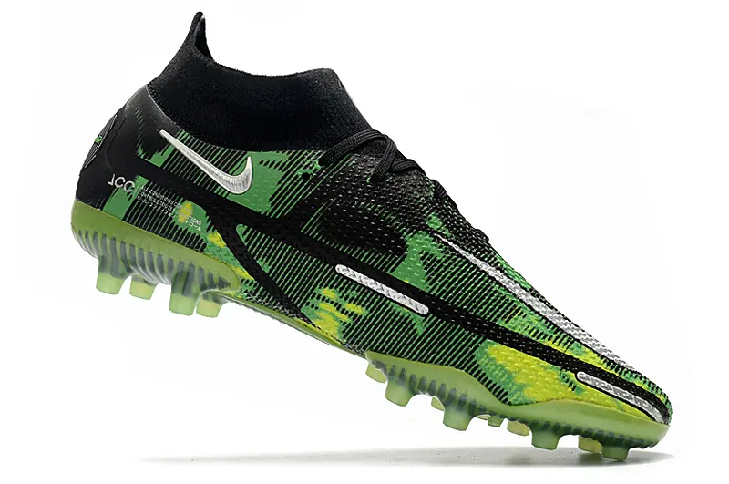 Nike Phantom GT DF Elite AG - Black/Lime Green/Neon Yellow