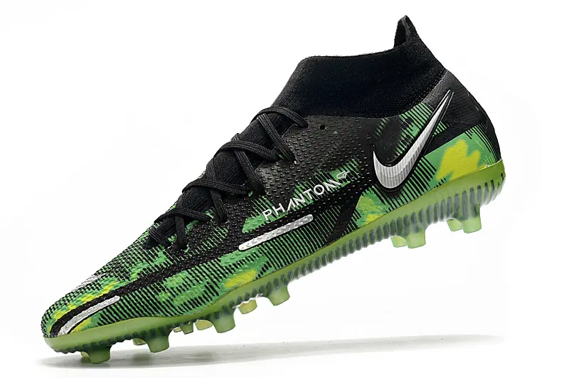 Nike Phantom GT DF Elite AG - Black/Lime Green/Neon Yellow