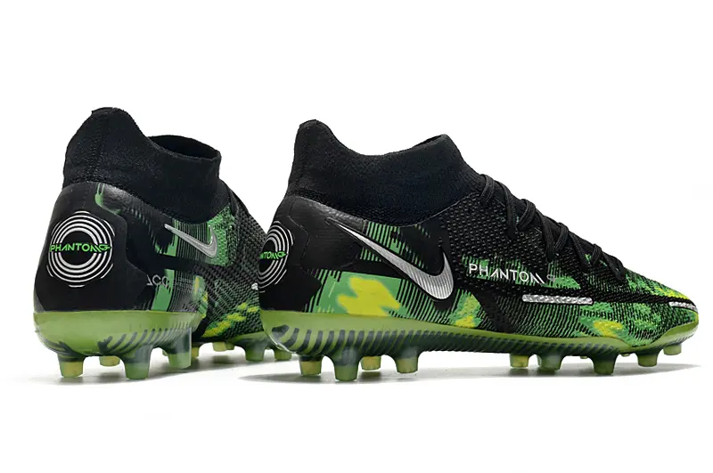 Nike Phantom GT DF Elite AG - Black/Lime Green/Neon Yellow