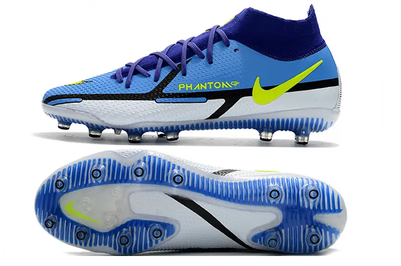 Nike Phantom GT DF Elite AG - Blue/Sky Blue/Neon Yellow