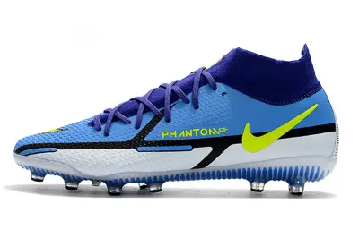 Nike Phantom GT DF Elite AG - Blue/Sky Blue/Neon Yellow