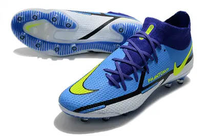 Nike Phantom GT DF Elite AG - Blue/Sky Blue/Neon Yellow