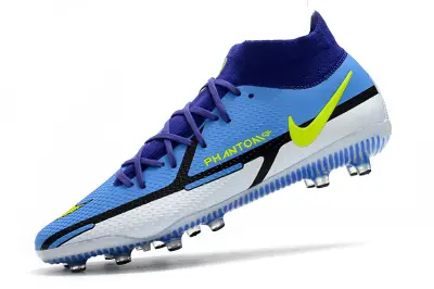 Nike Phantom GT DF Elite AG - Blue/Sky Blue/Neon Yellow