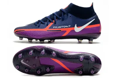 Nike Phantom GT DF Elite AG - Navy/Electric Orange/Purple Rush