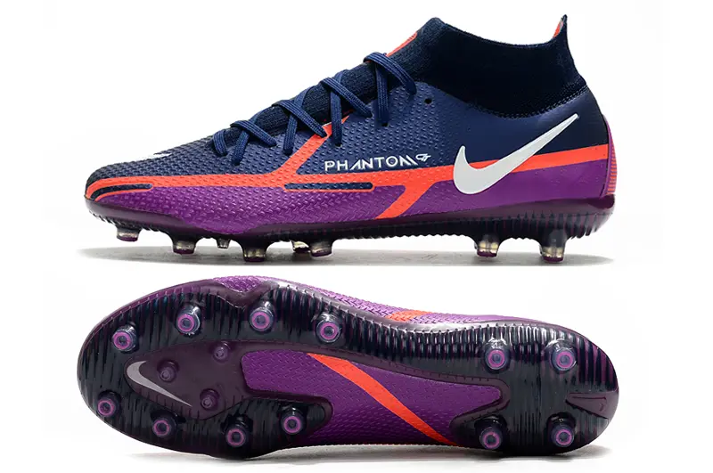 Nike Phantom GT DF Elite AG - Navy/Electric Orange/Purple Rush