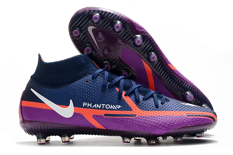 Nike Phantom GT DF Elite AG - Navy/Electric Orange/Purple Rush