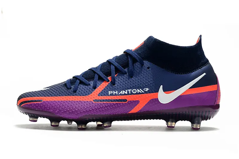 Nike Phantom GT DF Elite AG - Navy/Electric Orange/Purple Rush