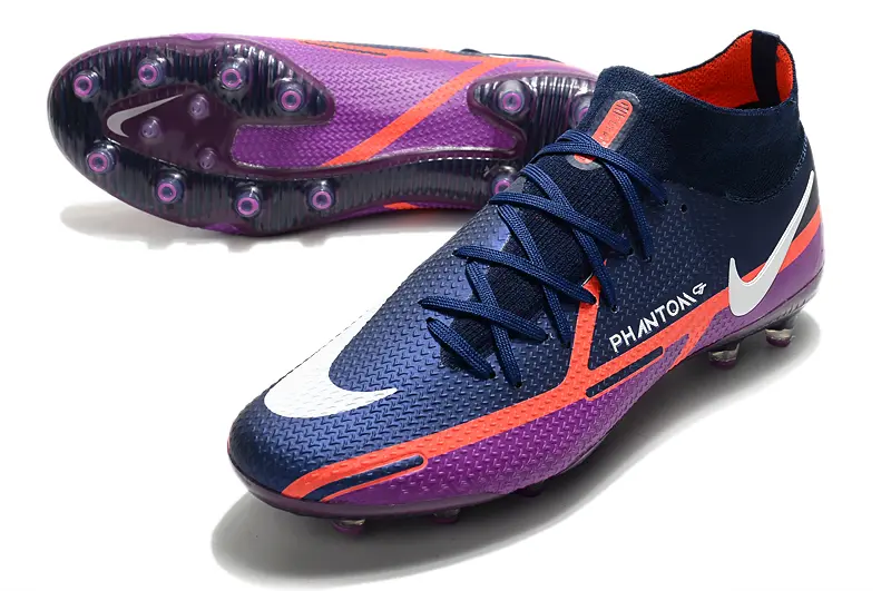 Nike Phantom GT DF Elite AG - Navy/Electric Orange/Purple Rush