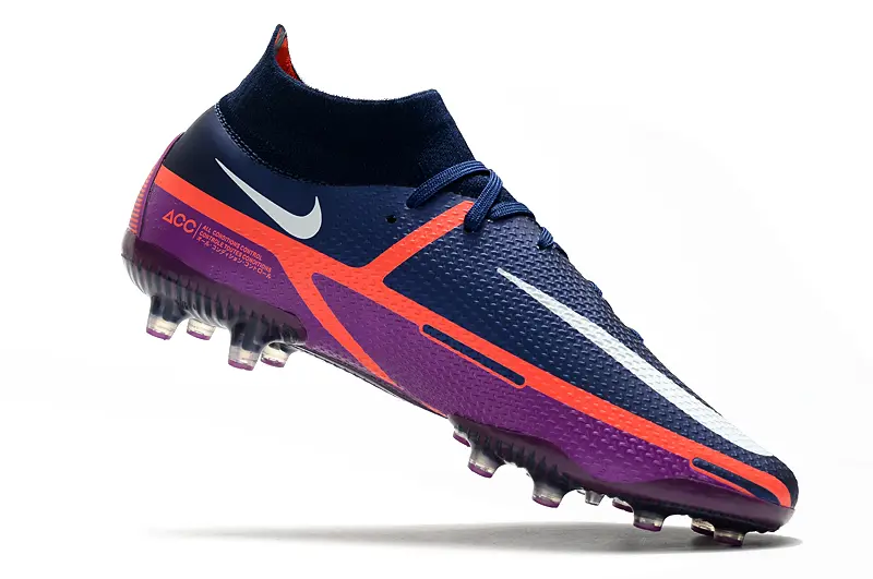 Nike Phantom GT DF Elite AG - Navy/Electric Orange/Purple Rush
