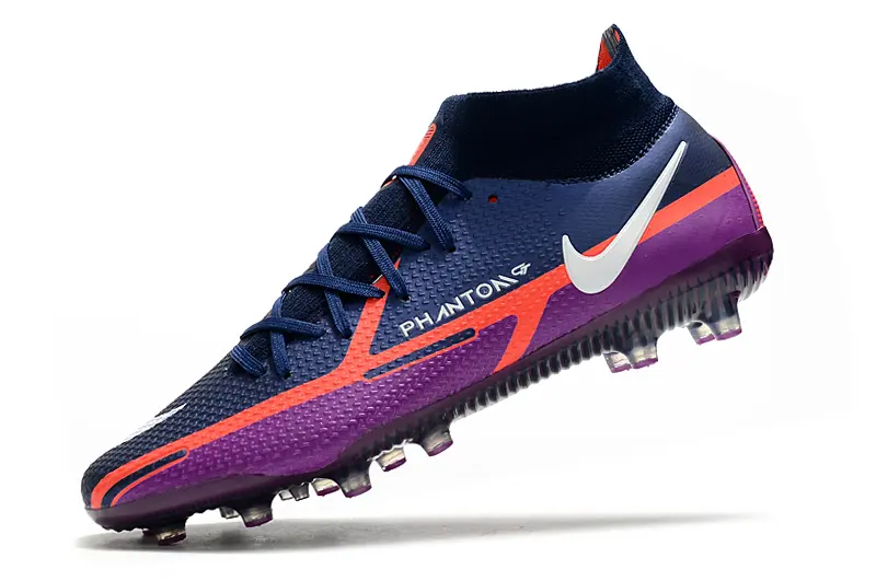 Nike Phantom GT DF Elite AG - Navy/Electric Orange/Purple Rush