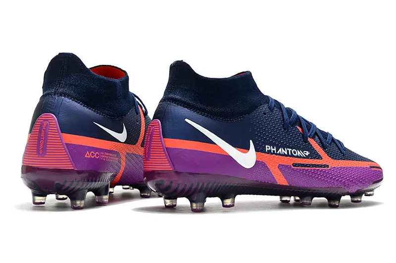 Nike Phantom GT DF Elite AG - Navy/Electric Orange/Purple Rush