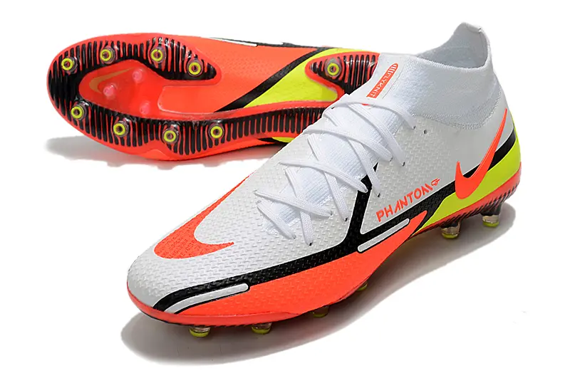 Nike Phantom GT DF Elite AG - White/Electric Orange/Neon Yellow
