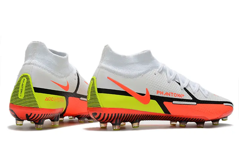 Nike Phantom GT DF Elite AG - White/Electric Orange/Neon Yellow