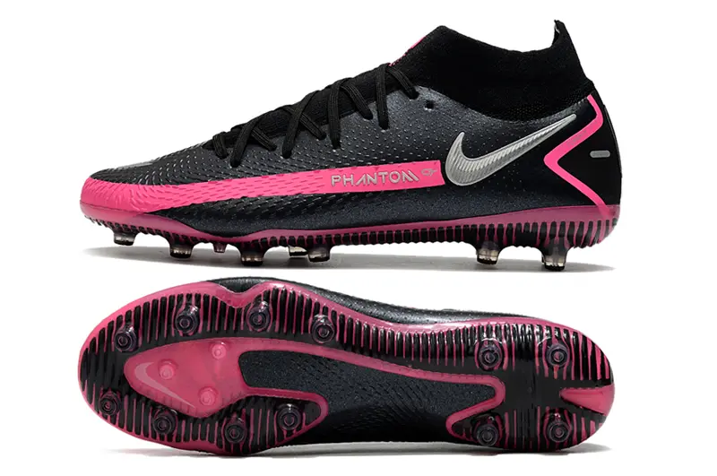 Nike Phantom GT DF Elite AG - Black/Vibrant Pink/Metallic Silver