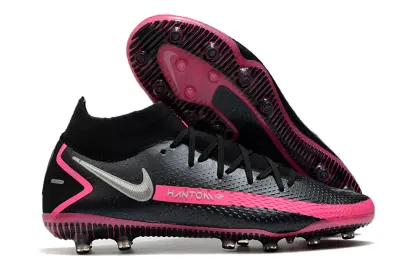 Nike Phantom GT DF Elite AG - Black/Vibrant Pink/Metallic Silver