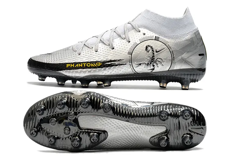 Nike Phantom GT DF Elite AG - Silver/Metallic Grey/Deep Black