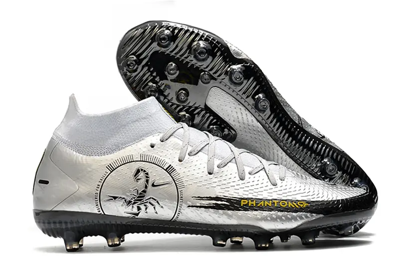 Nike Phantom GT DF Elite AG - Silver/Metallic Grey/Deep Black