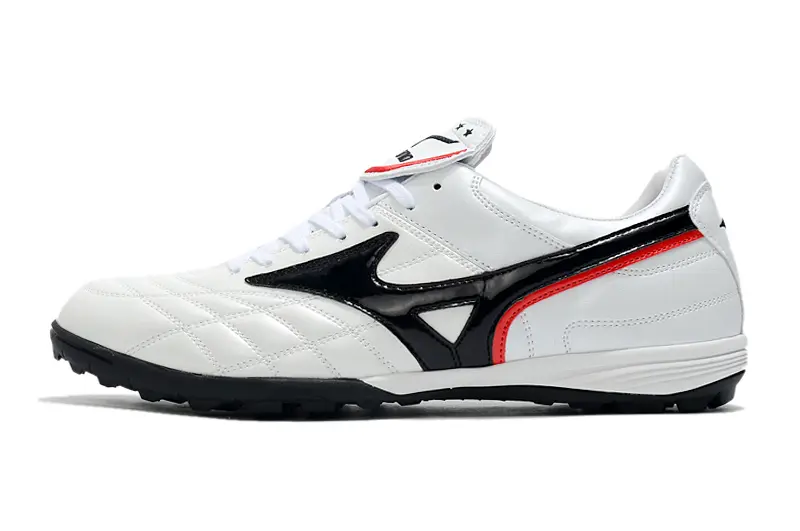 Mizuno Morelia Sala Classic TF - White/Glossy Black/Sharp Red