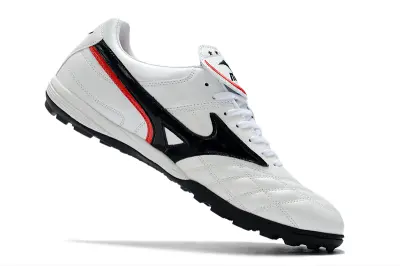 Mizuno Morelia Sala Classic TF - White/Glossy Black/Sharp Red
