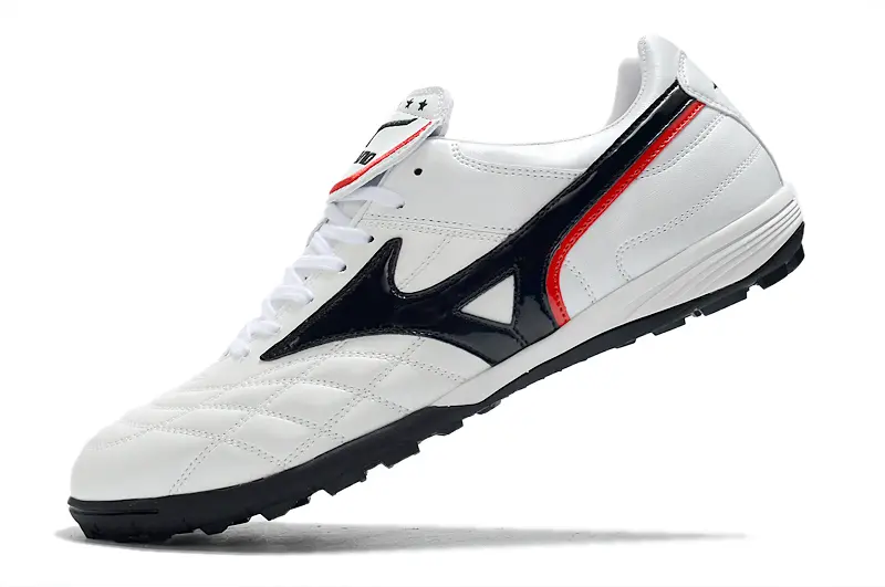 Mizuno Morelia Sala Classic TF - White/Glossy Black/Sharp Red