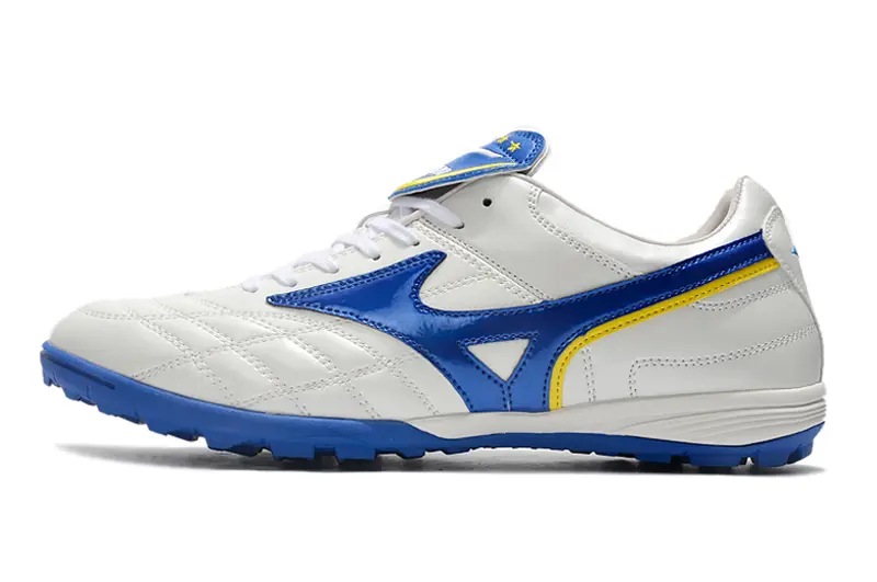 Mizuno Morelia Sala Classic TF - White/Royal Blue/Sunshine Yellow