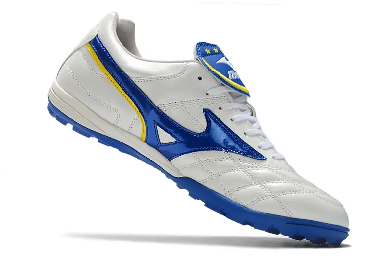 Mizuno Morelia Sala Classic TF - White/Royal Blue/Sunshine Yellow