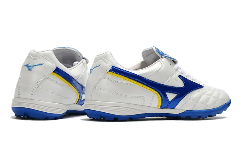 Mizuno Morelia Sala Classic TF - White/Royal Blue/Sunshine Yellow
