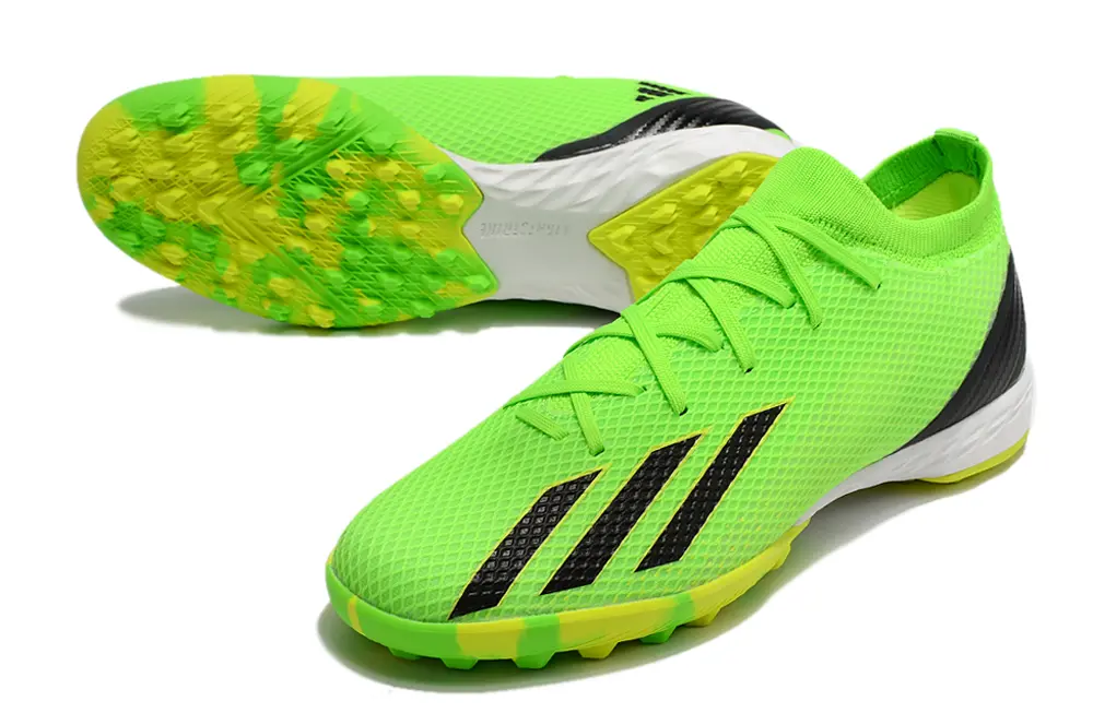 Adidas X Speedportal.3 TF - Green/Vibrant Lime/Neon Yellow