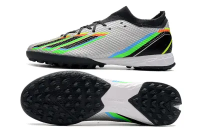 Adidas X Speedportal.3 TF - Silver/Vibrant Green/Neon Orange