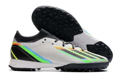 Adidas X Speedportal.3 TF - Silver/Vibrant Green/Neon Orange