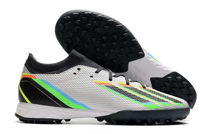 Adidas X Speedportal.3 TF - Silver/Vibrant Green/Neon Orange