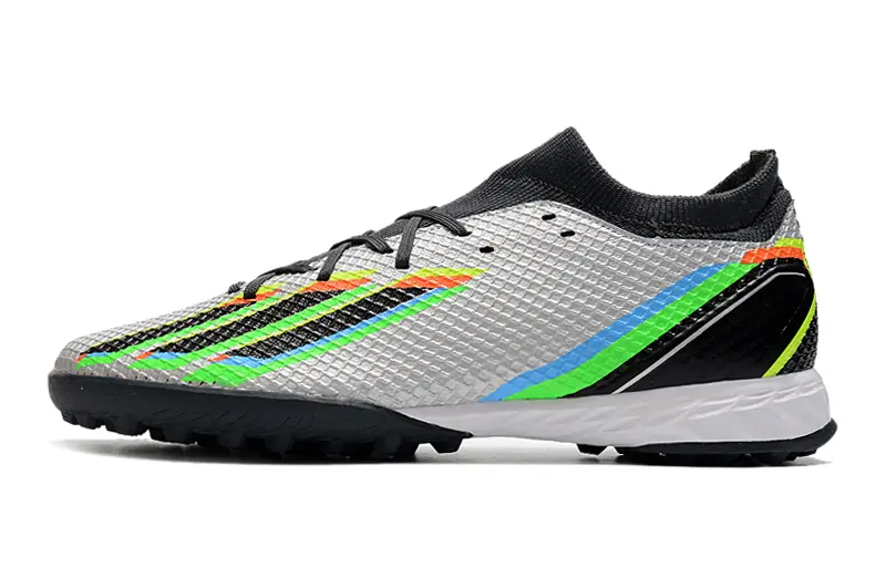Adidas X Speedportal.3 TF - Silver/Vibrant Green/Neon Orange
