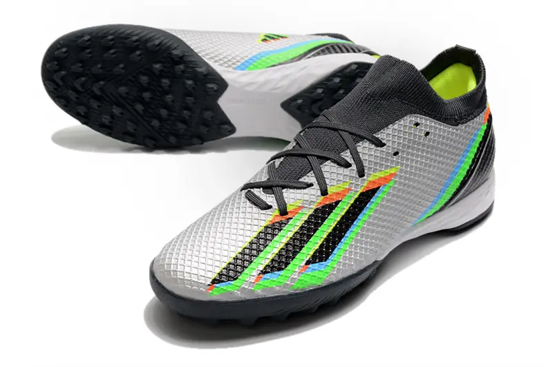 Adidas X Speedportal.3 TF - Silver/Vibrant Green/Neon Orange