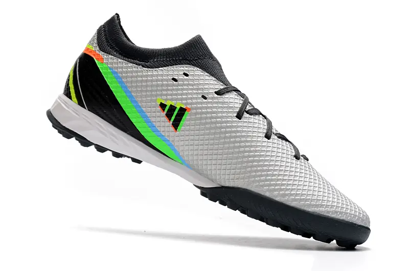 Adidas X Speedportal.3 TF - Silver/Vibrant Green/Neon Orange