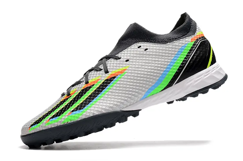 Adidas X Speedportal.3 TF - Silver/Vibrant Green/Neon Orange