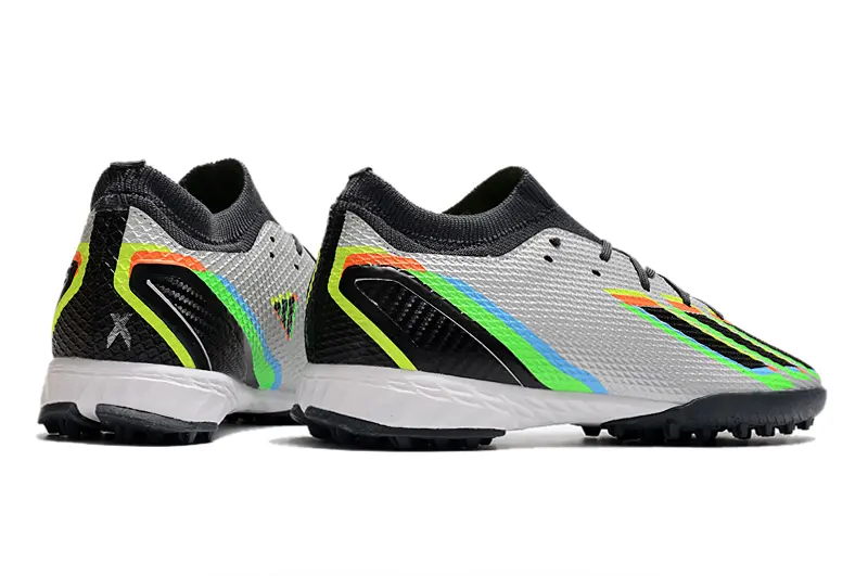 Adidas X Speedportal.3 TF - Silver/Vibrant Green/Neon Orange