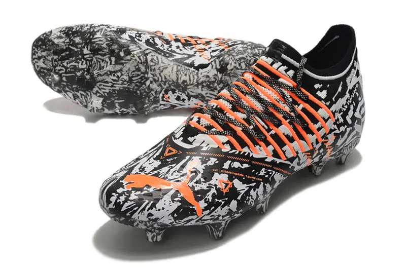 Puma Future Z 1.3 FG - Black/Orange Burst/Grey Camo