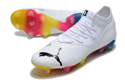 Neymar x Puma Future Z 1.3 FG - White/Neon Pink/Blue Gradient