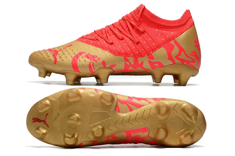 Neymar x Puma Future Z 1.3 FG - Red/Gold/Fluo Red