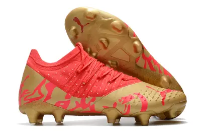 Neymar x Puma Future Z 1.3 FG - Red/Gold/Fluo Red