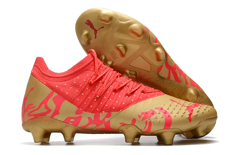 Neymar x Puma Future Z 1.3 FG - Red/Gold/Fluo Red